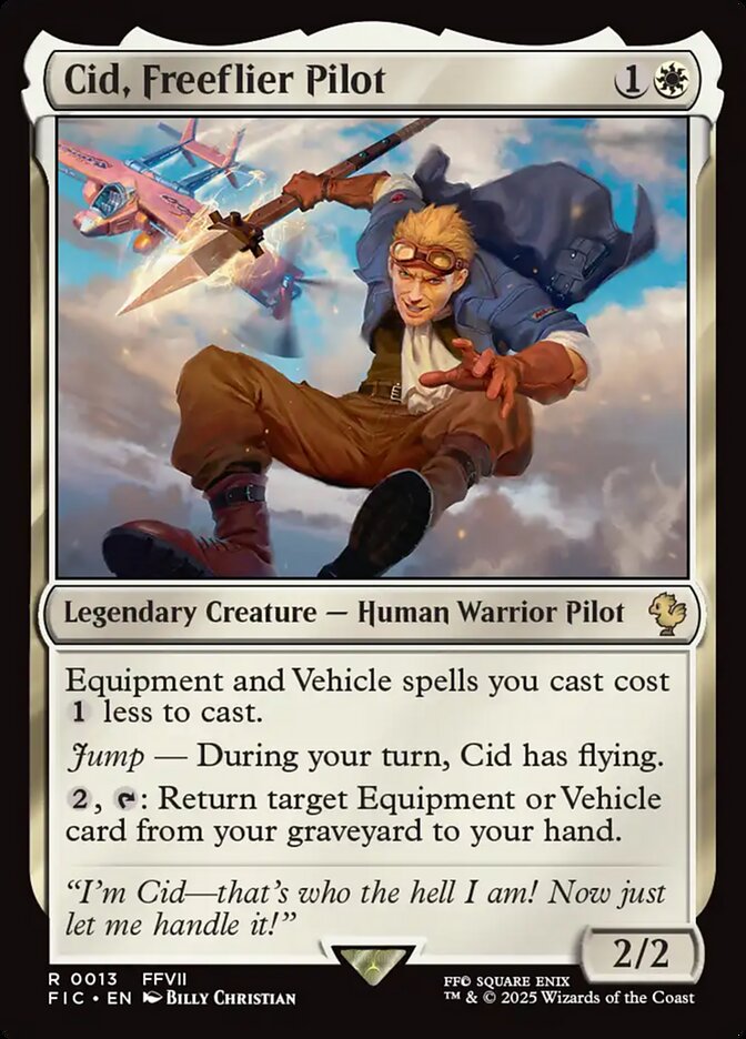 Cid, Freeflier Pilot, Final Fantasy Commander · 0013