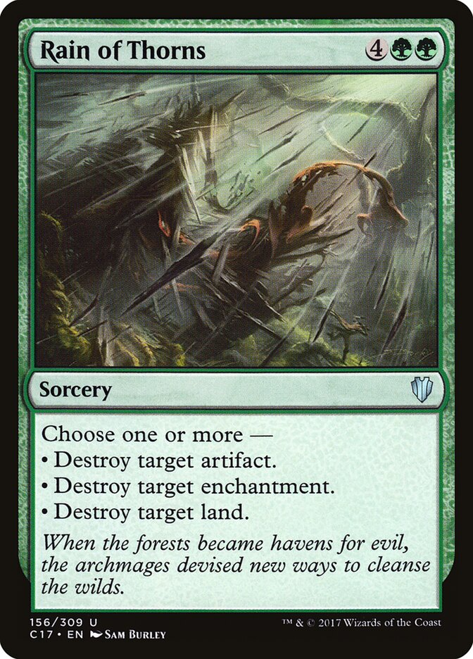 Rain of Thorns, Commander 2017 · 156/309