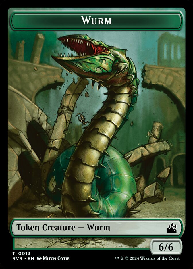 Wurm, Ravnica Remastered Tokens · 0013