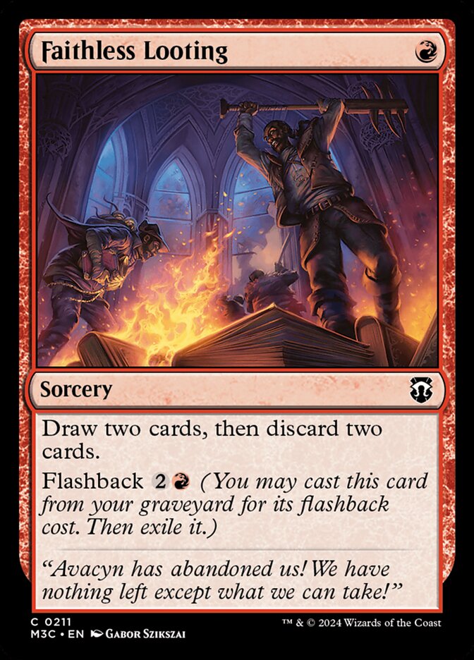 Faithless Looting, Modern Horizons 3 Commander · 0211
