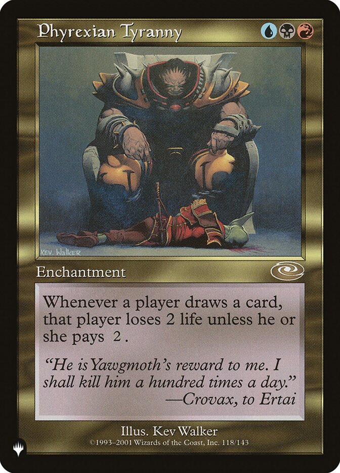 Phyrexian Tyranny, The List · pls-118