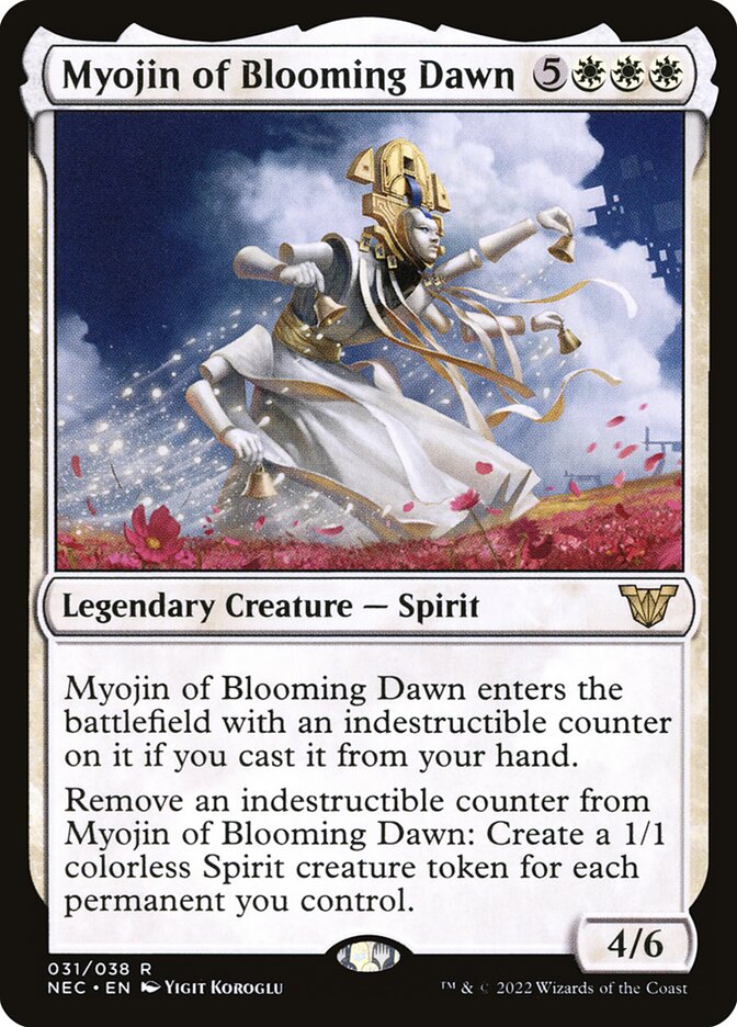 Myojin of Blooming Dawn, Neon Dynasty Commander · 031/038