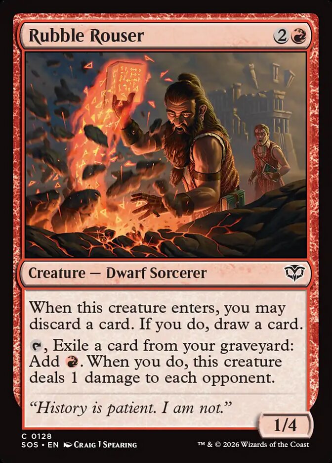 Rubble Rouser, Secrets of Strixhaven · 0128