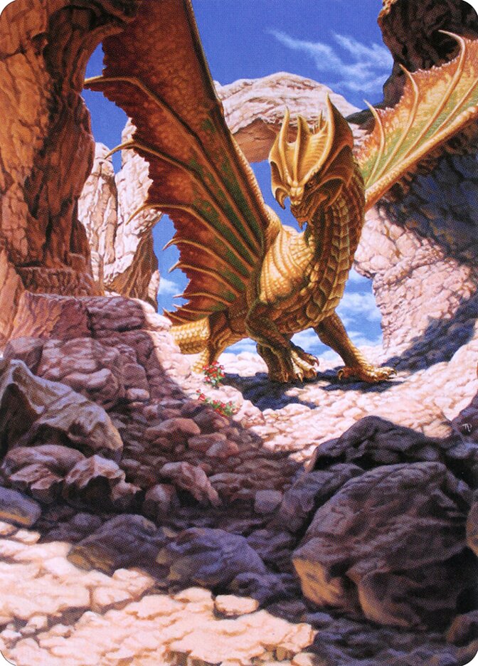 Ancient Brass Dragon // Ancient Brass Dragon, Battle for Baldur's Gate Art Series · 002