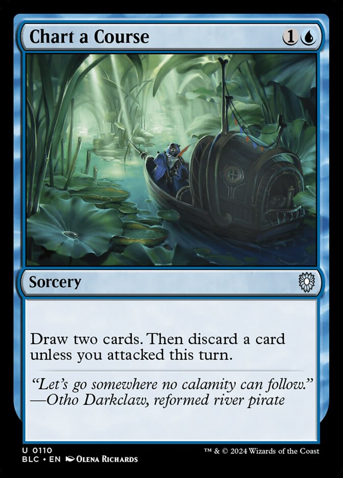 Chart a Course, Bloomburrow Commander · 0110