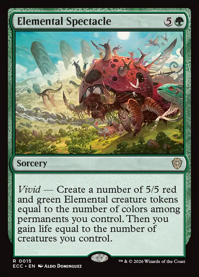 Elemental Spectacle, Lorwyn Eclipsed Commander · 0015