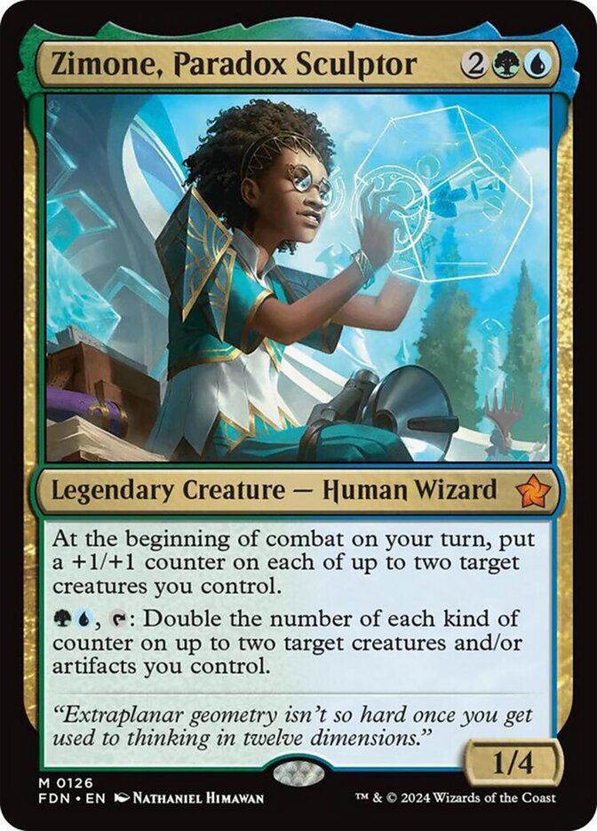 Zimone, Paradox Sculptor, Foundations Promos · 0126
