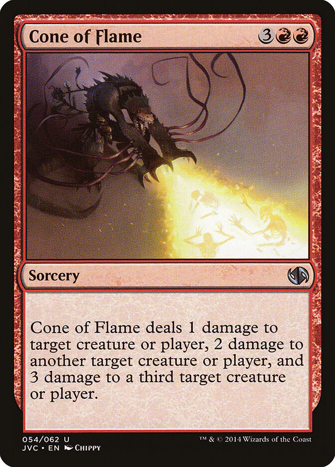 Cone of Flame, Duel Decks Anthology: Jace vs. Chandra · 054/062