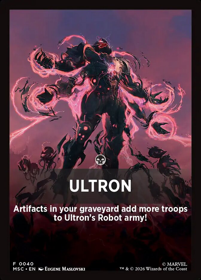 Ultron, Marvel Super Heroes Jumpstart Front Cards · 0040