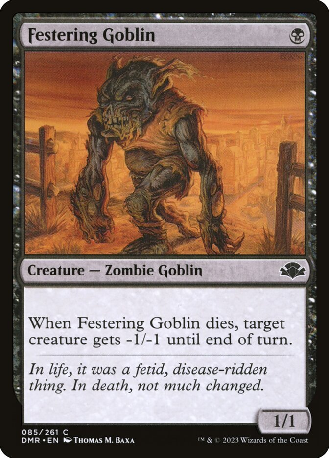 Festering Goblin, Dominaria Remastered · 085/261