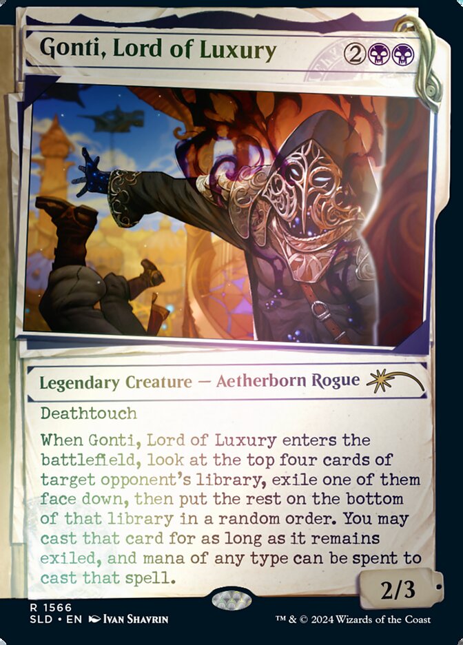 Gonti, Lord of Luxury, Secret Lair Drop · 1566-star