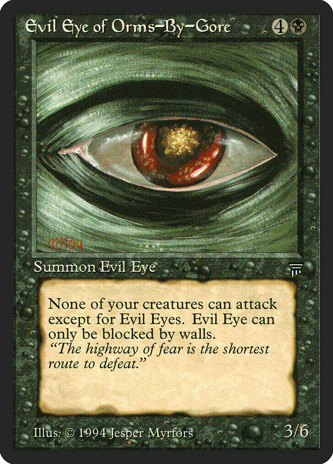 Evil Eye of Orms-by-Gore, Legends · 96