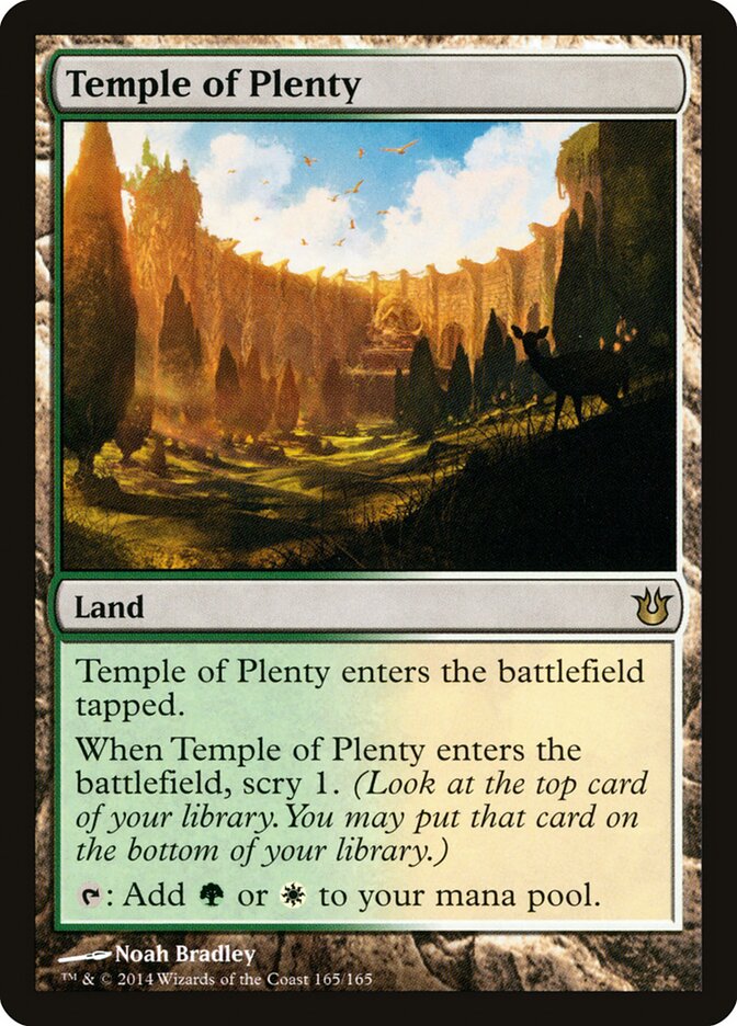 Temple of Plenty, Born of the Gods · 165/165