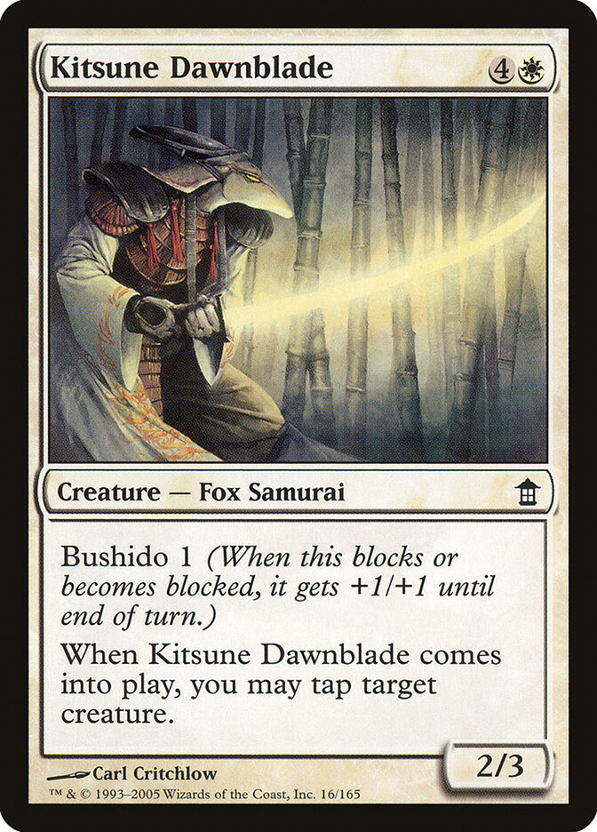 Kitsune Dawnblade, Saviors of Kamigawa · 16/165