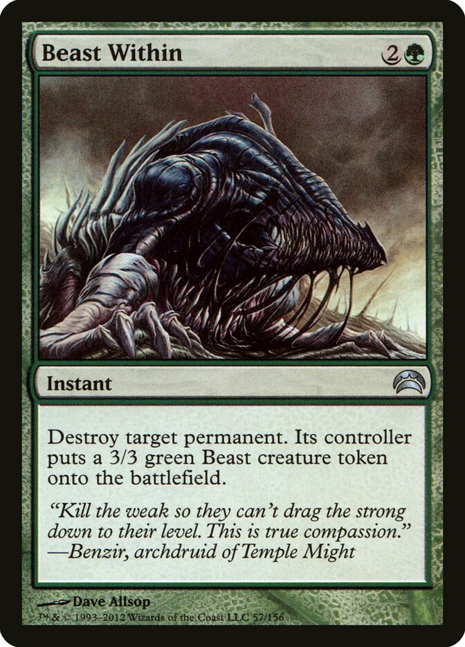Beast Within, Planechase 2012 · 57/156