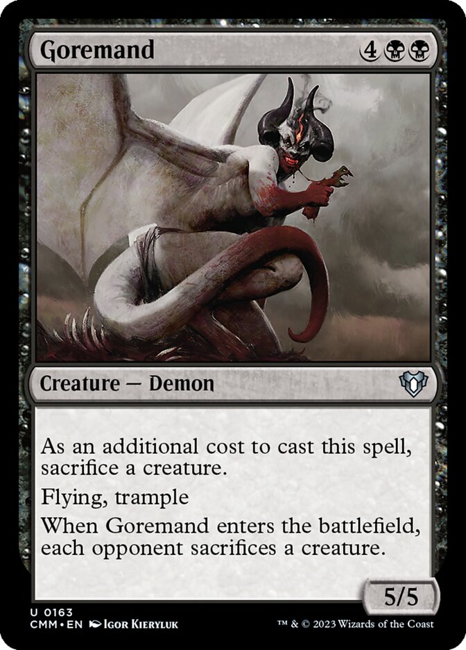 Goremand, Commander Masters · 0163