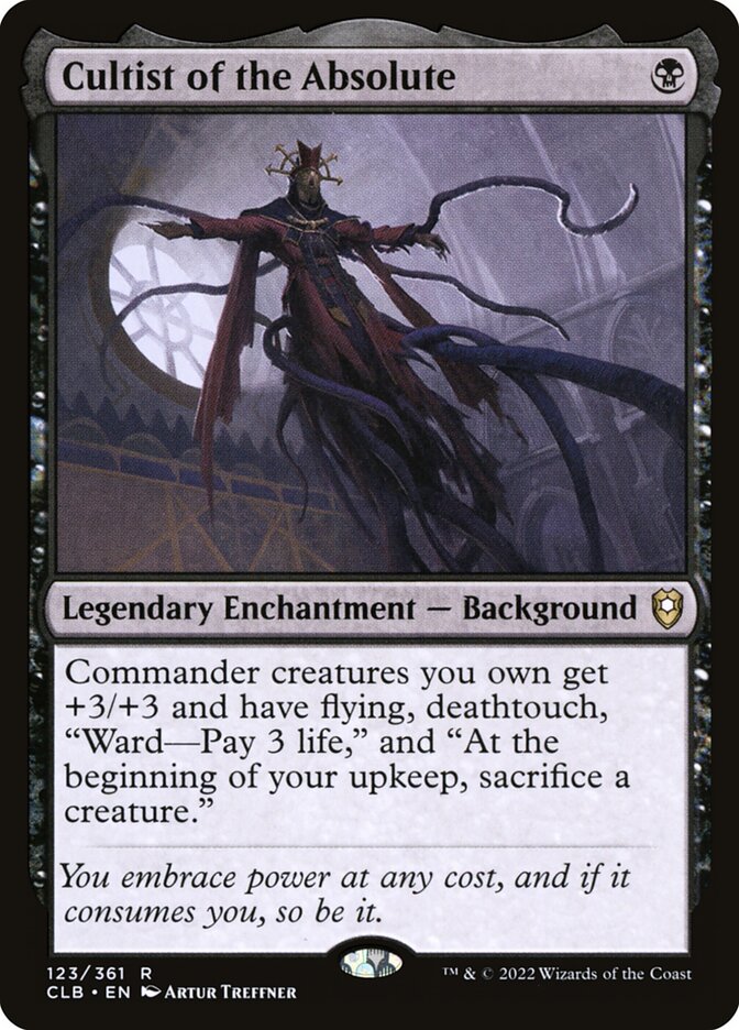 Cultist of the Absolute, Commander Legends: Battle for Baldur's Gate · 123/361