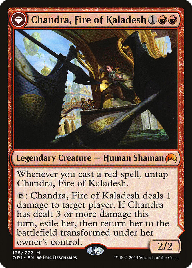 Chandra, Fire of Kaladesh // Chandra, Roaring Flame, Magic Origins · 135/272