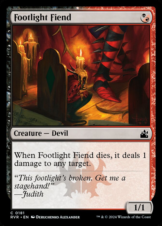 Footlight Fiend, Ravnica Remastered · 0181