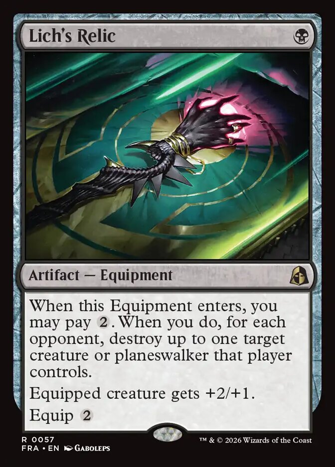 Lich's Relic, Reality Fracture · 0057