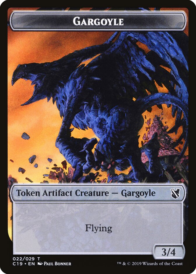 Gargoyle, Commander 2019 Tokens · 022