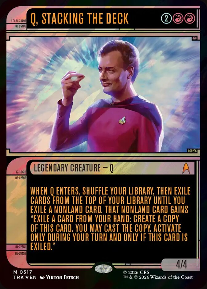 Q, Stacking the Deck, Star Trek · 0517