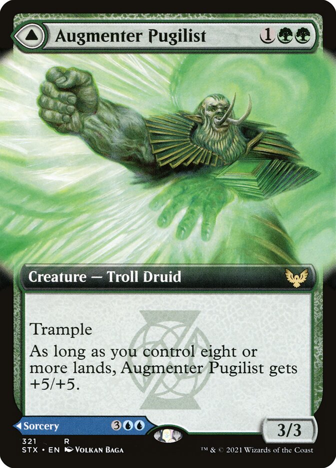 Augmenter Pugilist // Echoing Equation, Strixhaven: School of Mages · 321