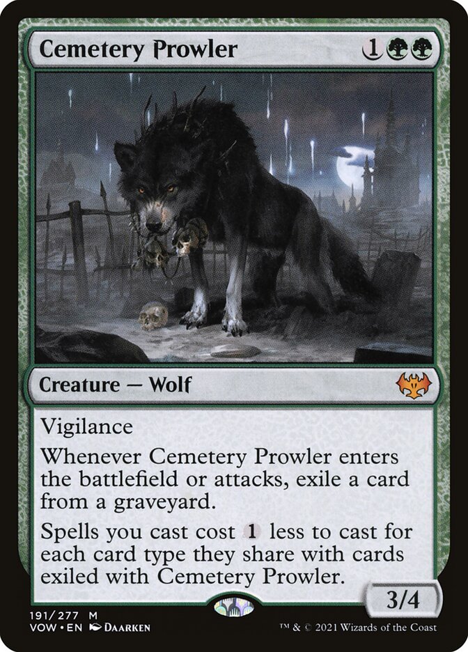 Cemetery Prowler, Innistrad: Crimson Vow · 191/277