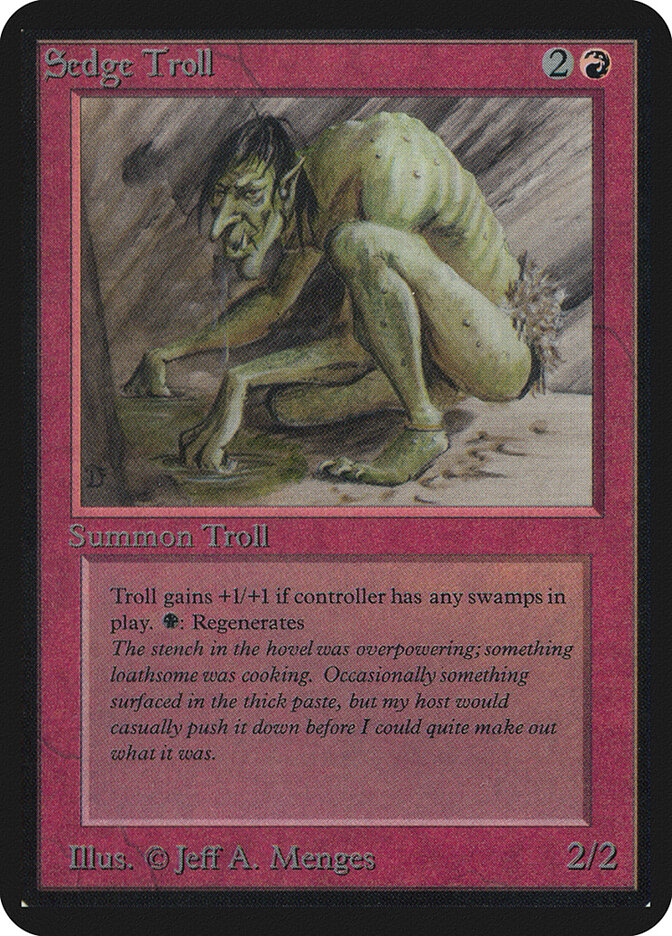 Sedge Troll, Limited Edition Alpha · 172