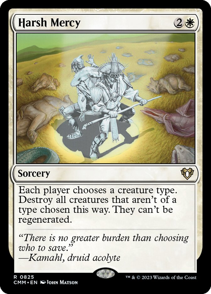 Harsh Mercy, Commander Masters · 0825
