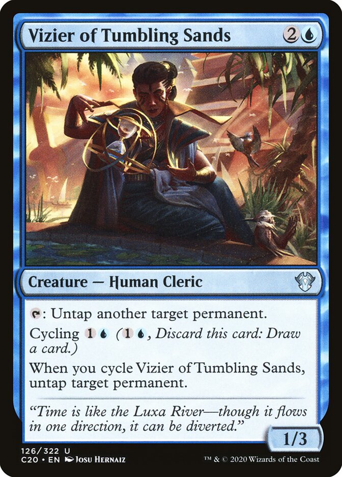 Vizier of Tumbling Sands, Commander 2020 · 126/322