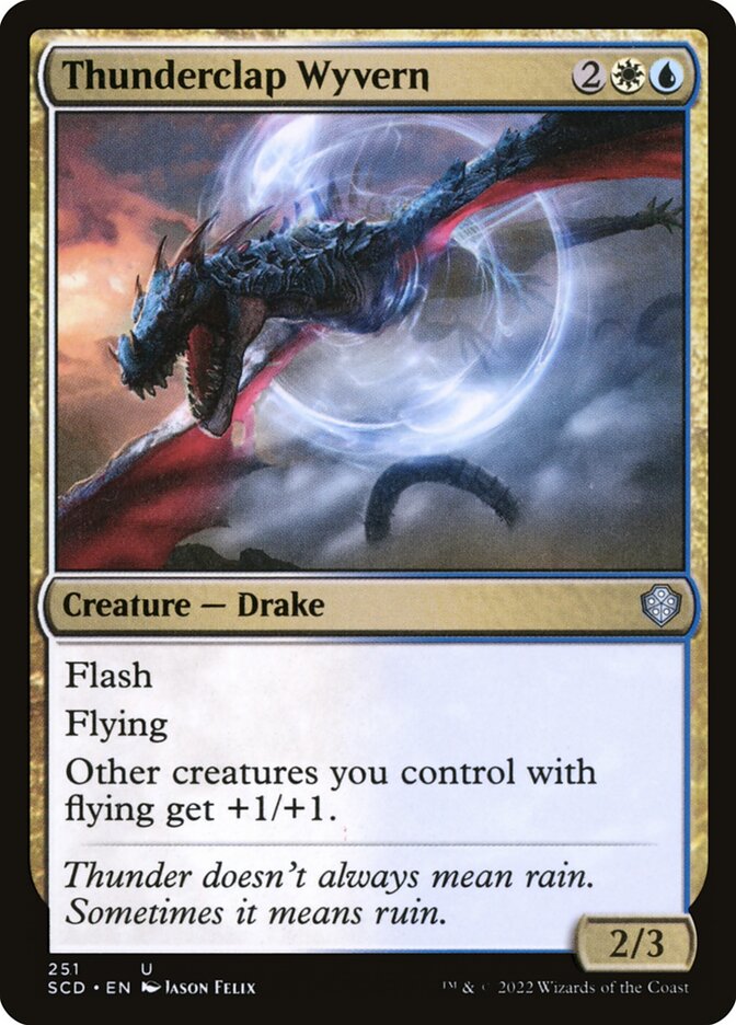 Thunderclap Wyvern, Starter Commander Decks · 251