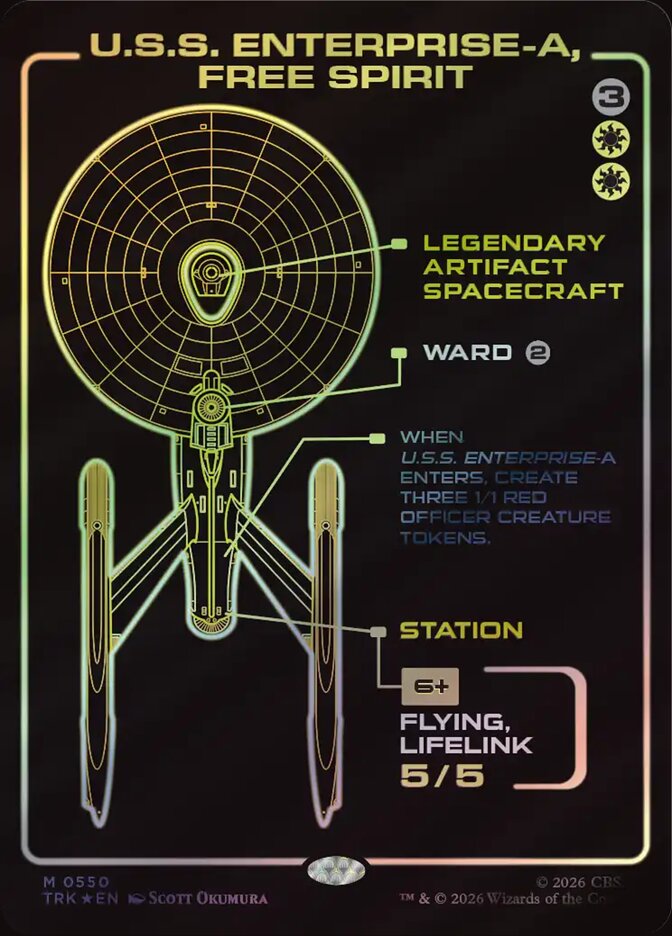 U.S.S. Enterprise-A, Free Spirit, Star Trek · 0550