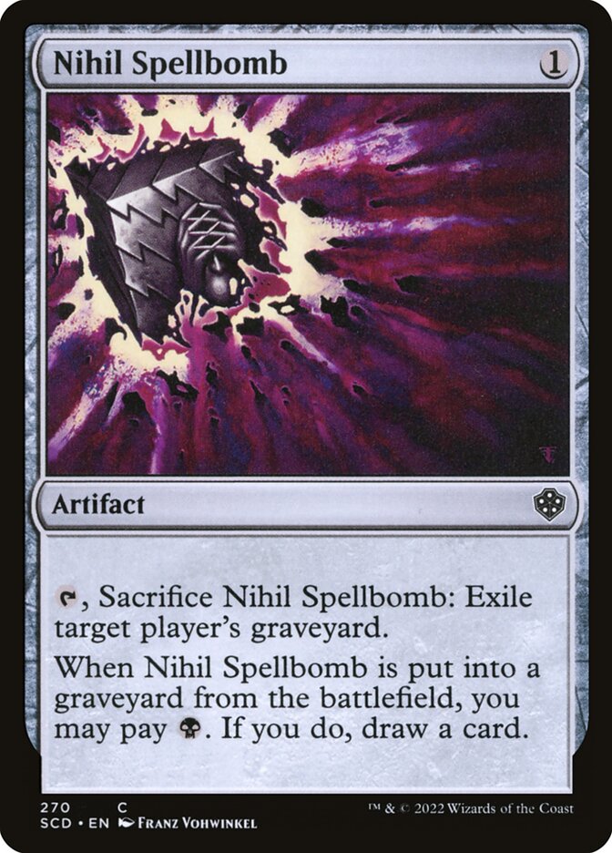 Nihil Spellbomb, Starter Commander Decks · 270