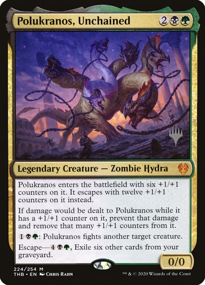 Polukranos, Unchained, Theros Beyond Death Promos · 224/254