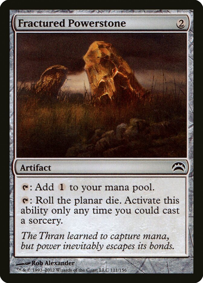 Fractured Powerstone, Planechase 2012 · 111/156