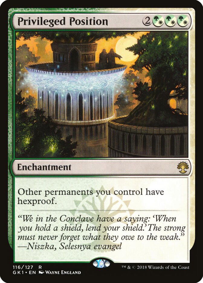 Privileged Position, GRN Guild Kit · 116/127