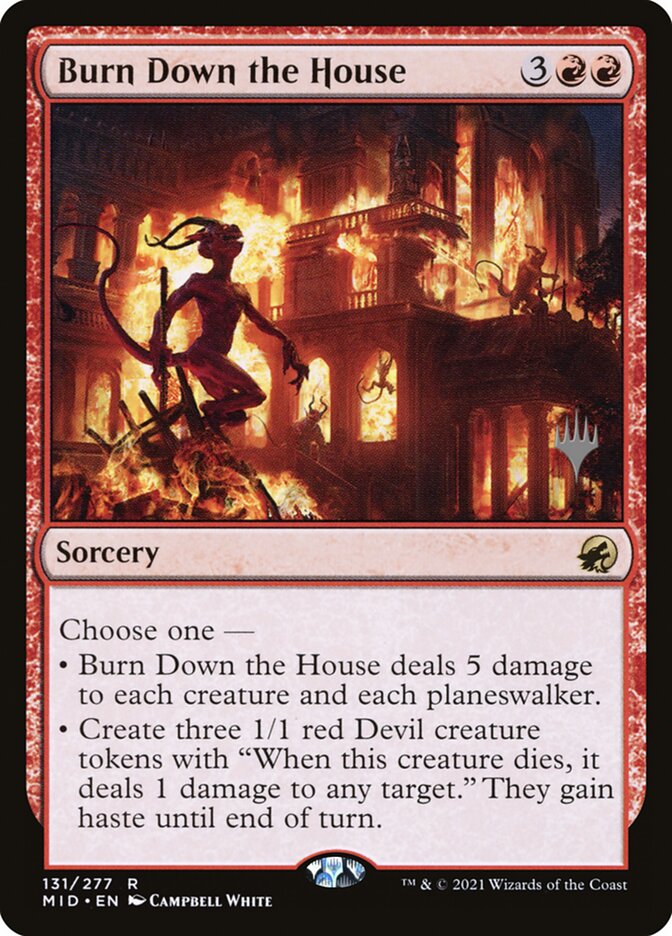 Burn Down the House, Innistrad: Midnight Hunt Promos · 131/277