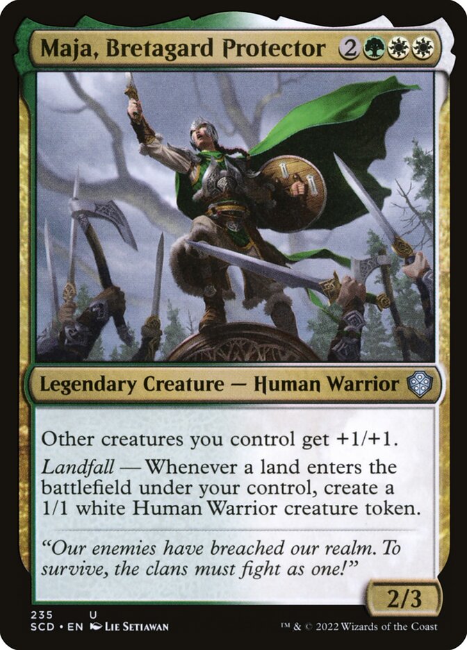 Maja, Bretagard Protector, Starter Commander Decks · 235