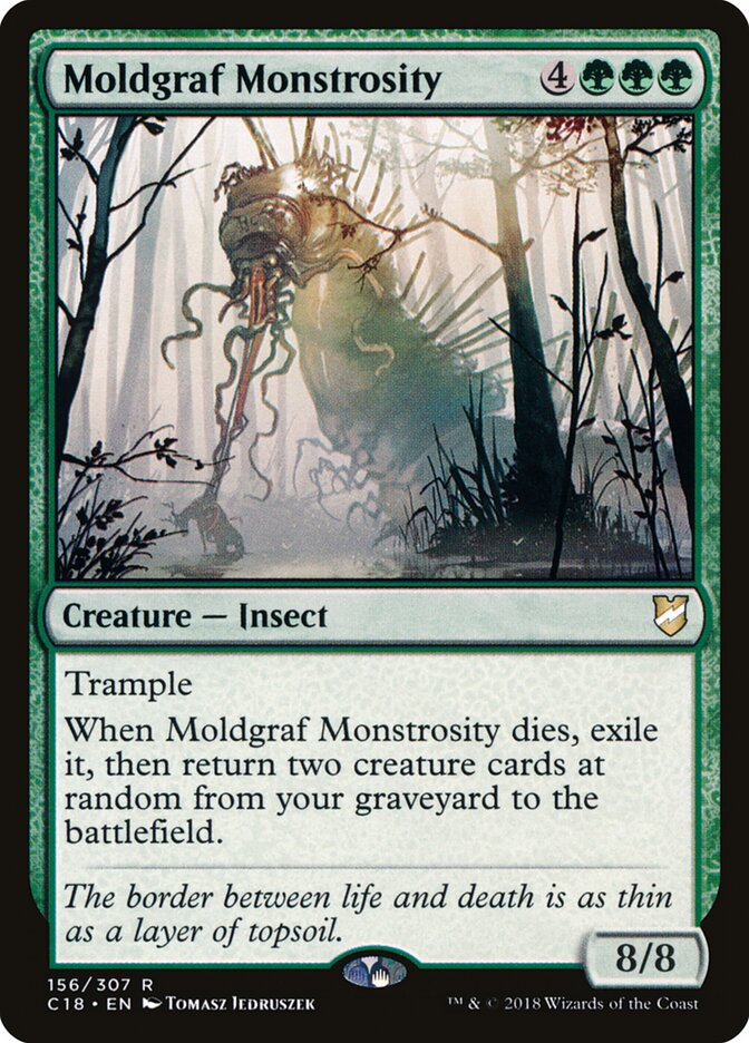 Moldgraf Monstrosity, Commander 2018 · 156/307