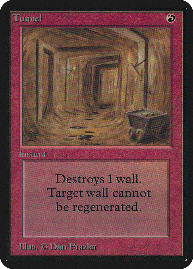 Tunnel, Limited Edition Alpha · 178