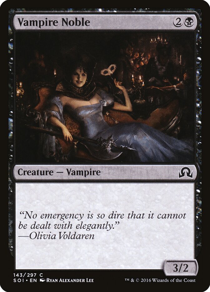 Vampire Noble, Shadows over Innistrad · 143/297