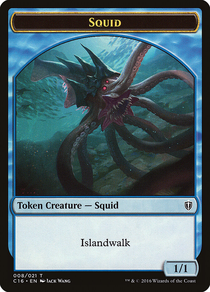 Squid, Commander 2016 Tokens · 008