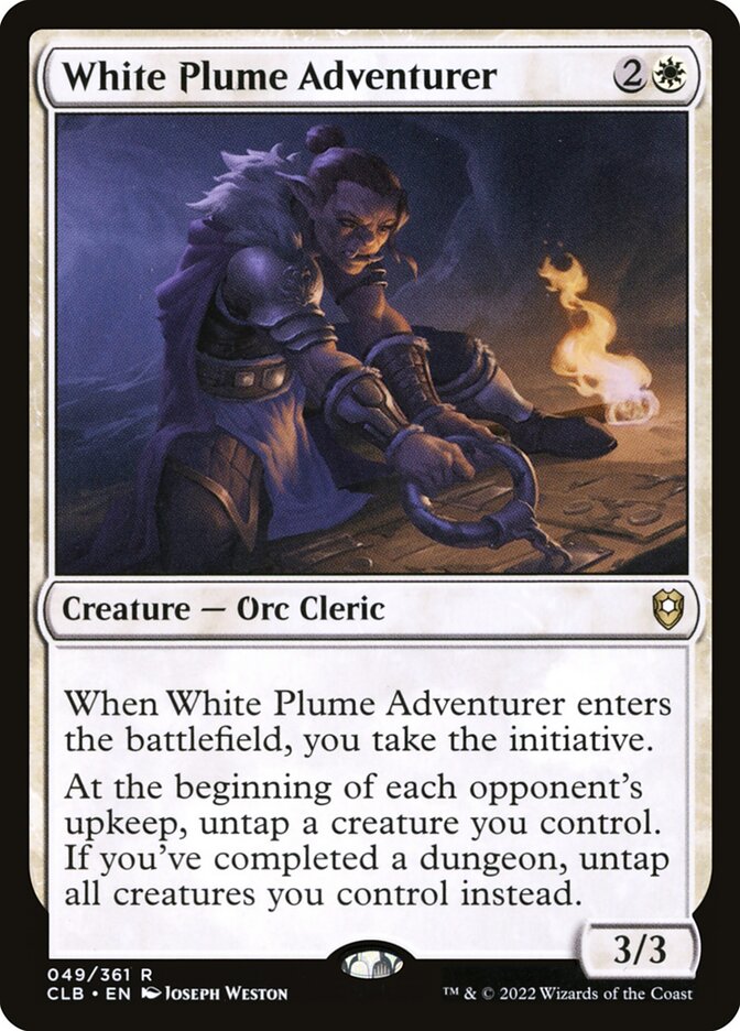 White Plume Adventurer, Commander Legends: Battle for Baldur's Gate · 049/361
