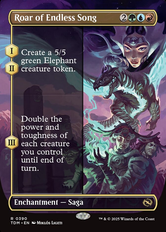 Roar of Endless Song, Tarkir: Dragonstorm · 0390