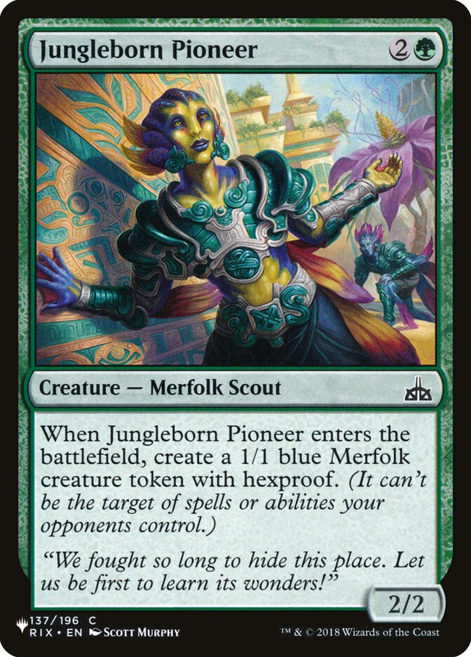 Jungleborn Pioneer, The List · rix-137