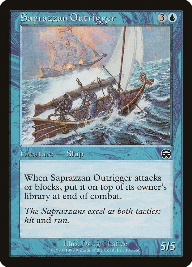 Saprazzan Outrigger, Mercadian Masques · 101/350