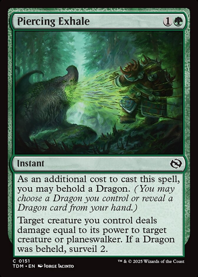 Piercing Exhale, Tarkir: Dragonstorm · 0151