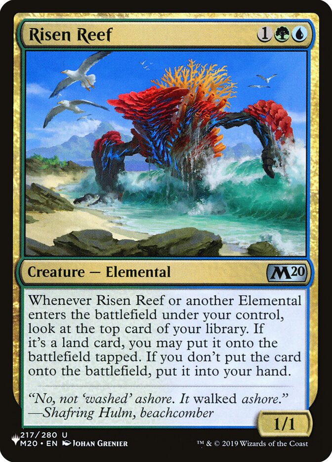 Risen Reef, The List · m20-217
