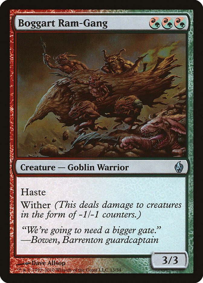 Boggart Ram-Gang, Premium Deck Series: Fire and Lightning · 13/34